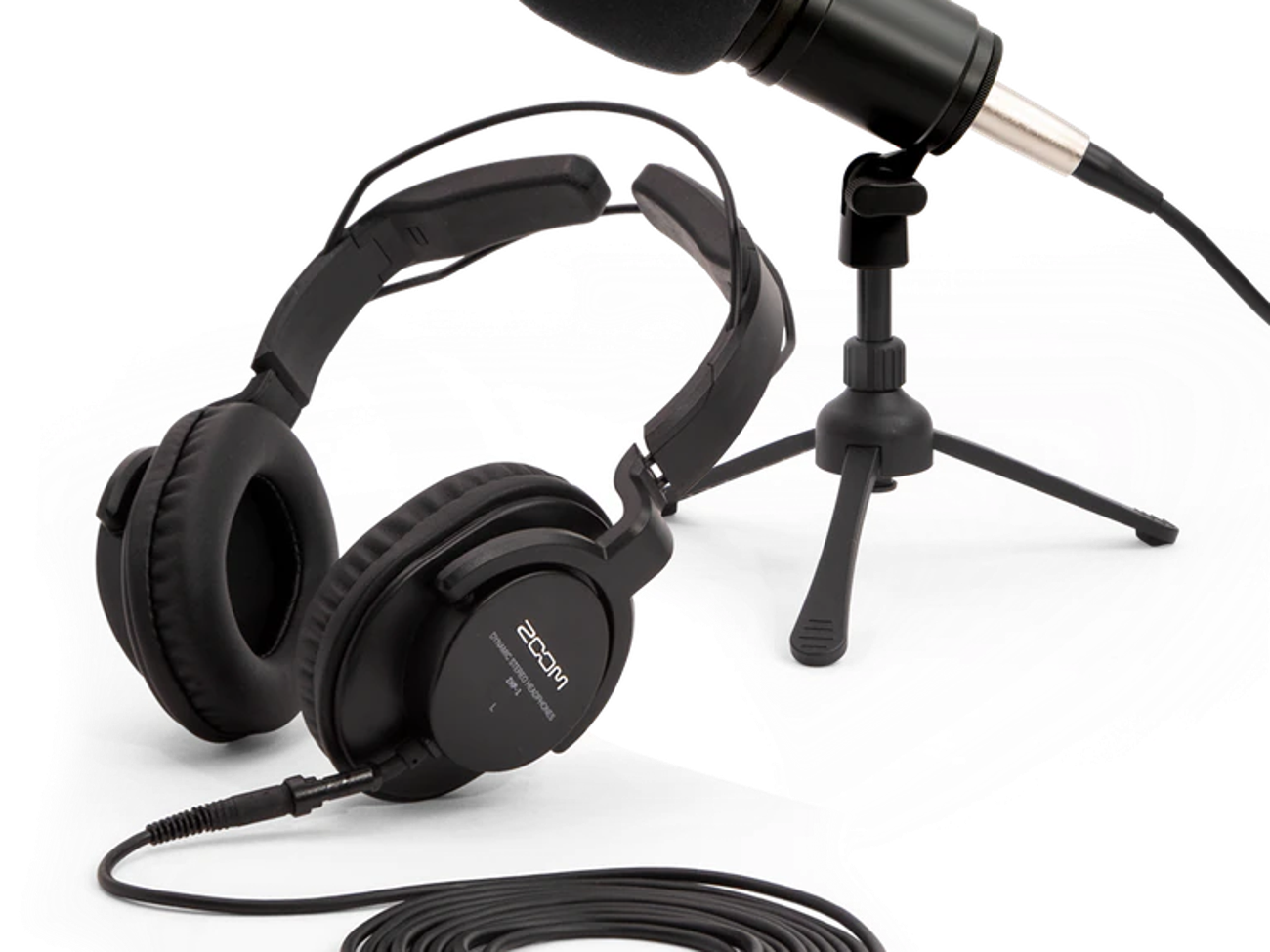 Zoom zdm-1 podcast mic & headphones set
