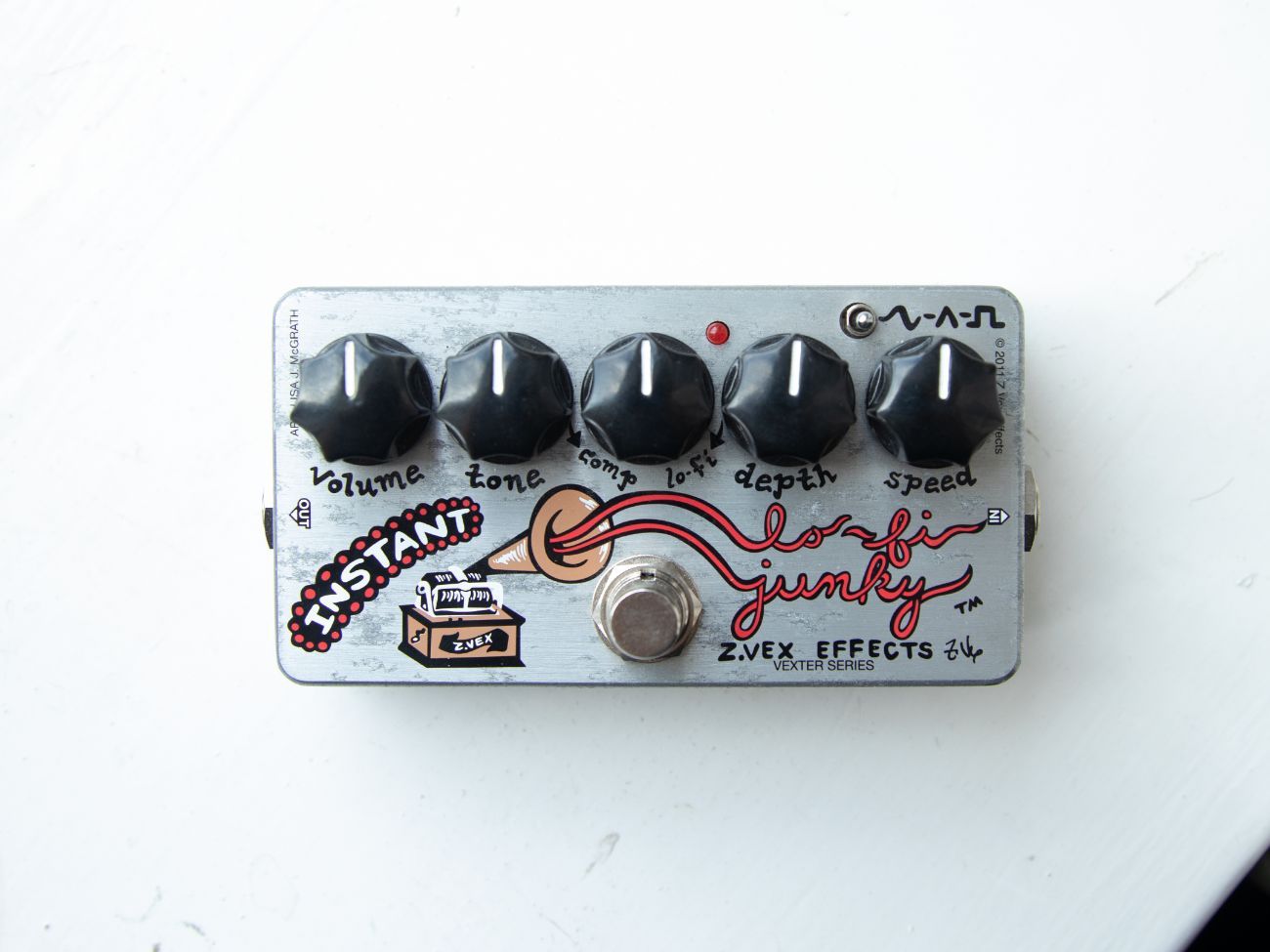 Zvex effects lo-fi junky compressor & chorus pedal