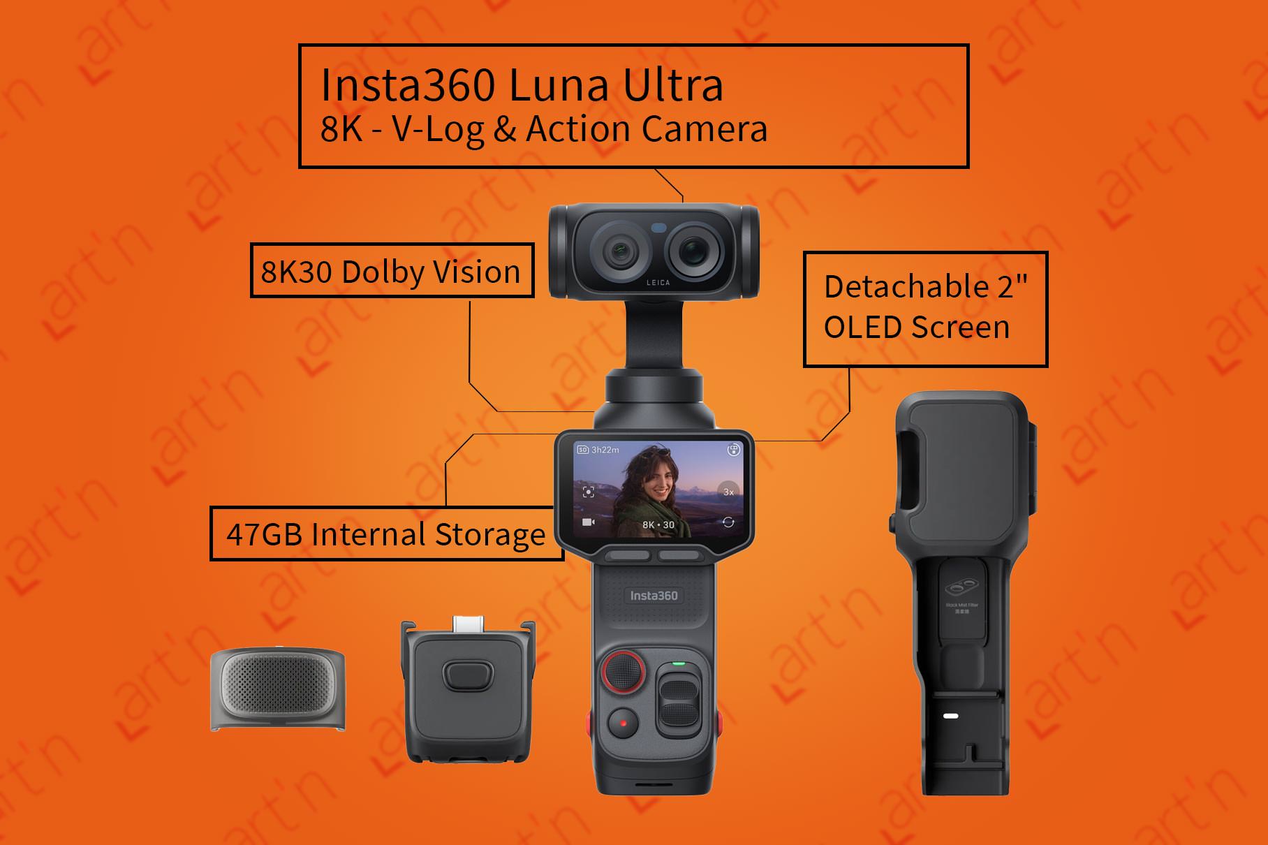 Insta360 luna ultra (dji osmo pocket 4 replacement)