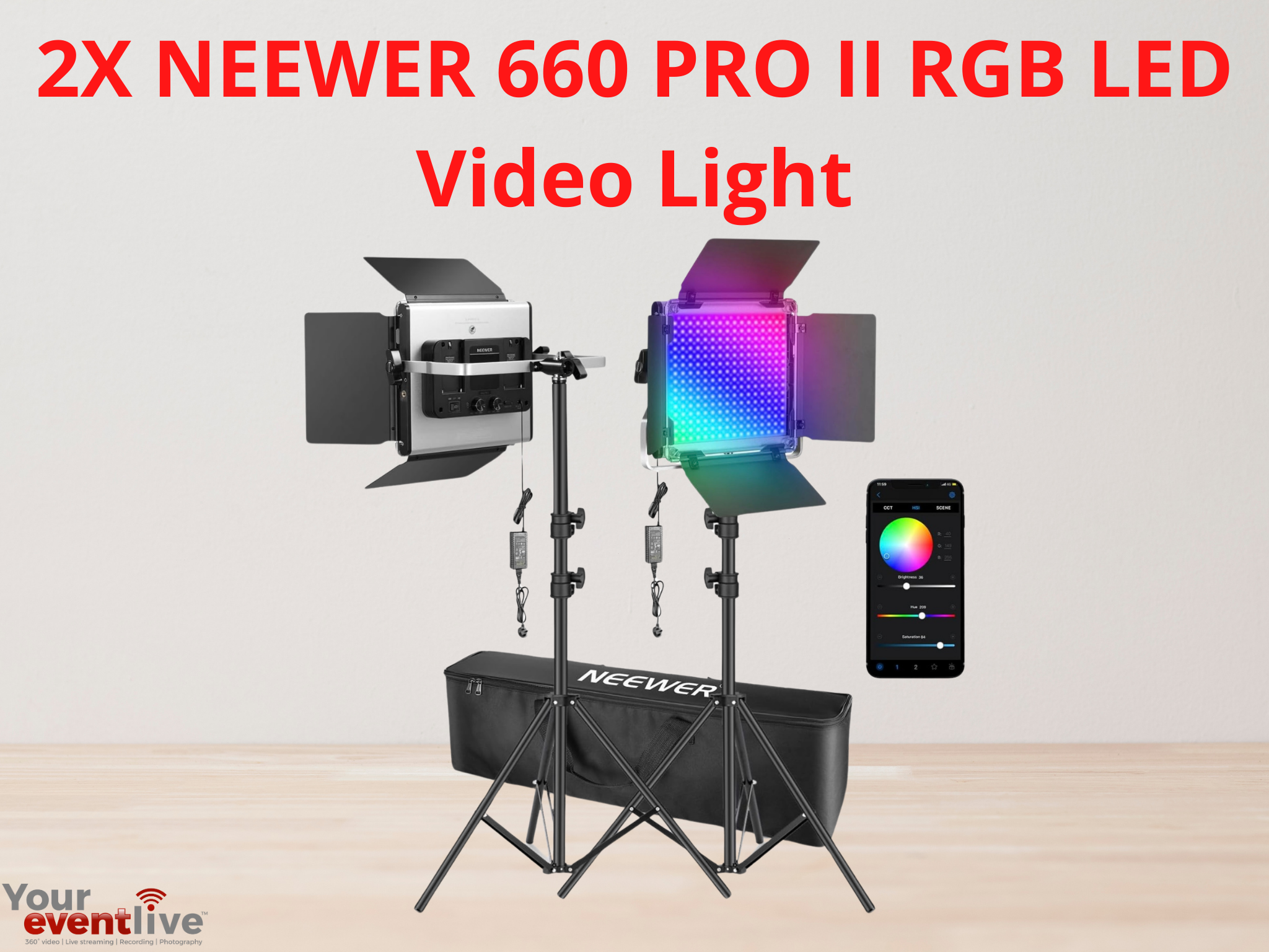 Rent NEEWER 660 PRO II RGB LED Video Light from James , Tottenham