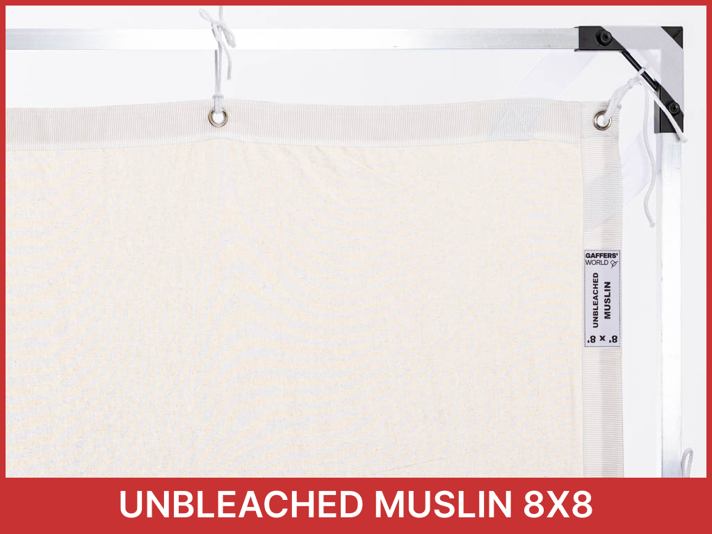 Unbleached muslin 8x8