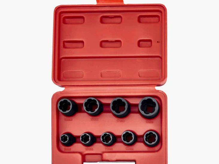 Avdragare för rundade bultar och muttrar