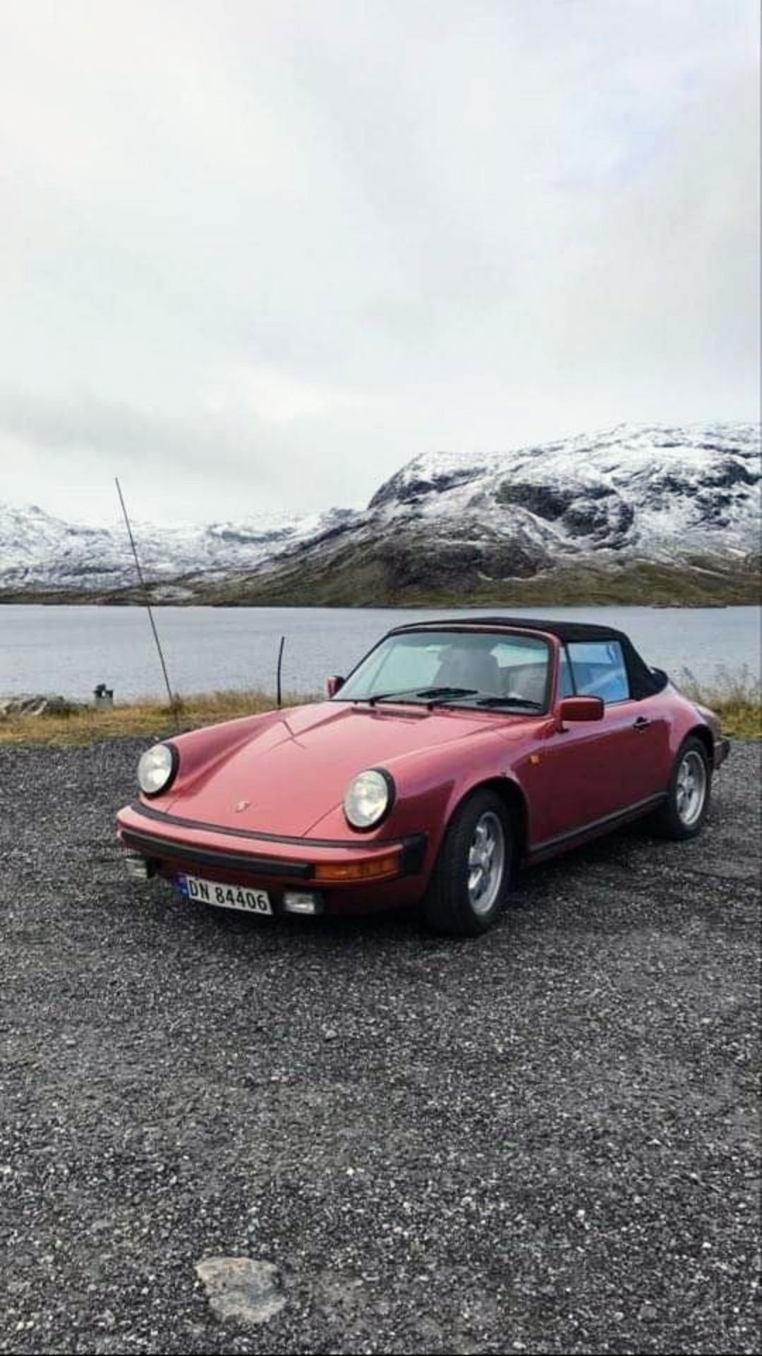 Classic porsche 911 cabriolet.