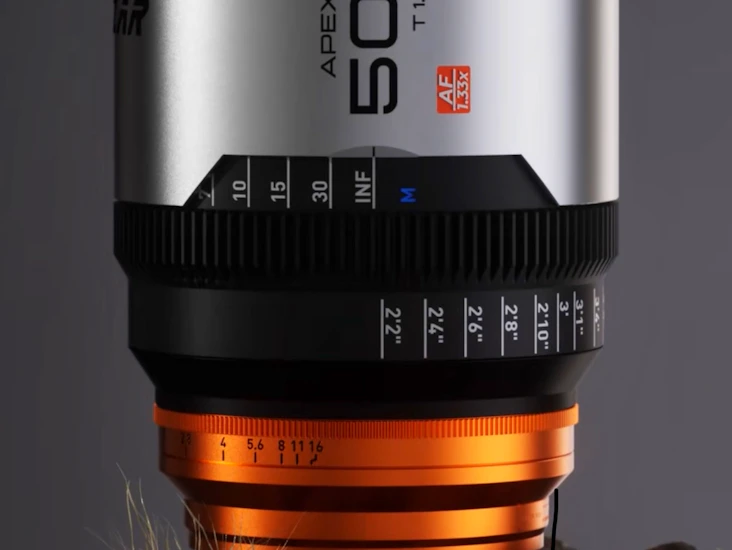 Blazar apex 50mm 1,8 af 1,33x sony e anamorfisk