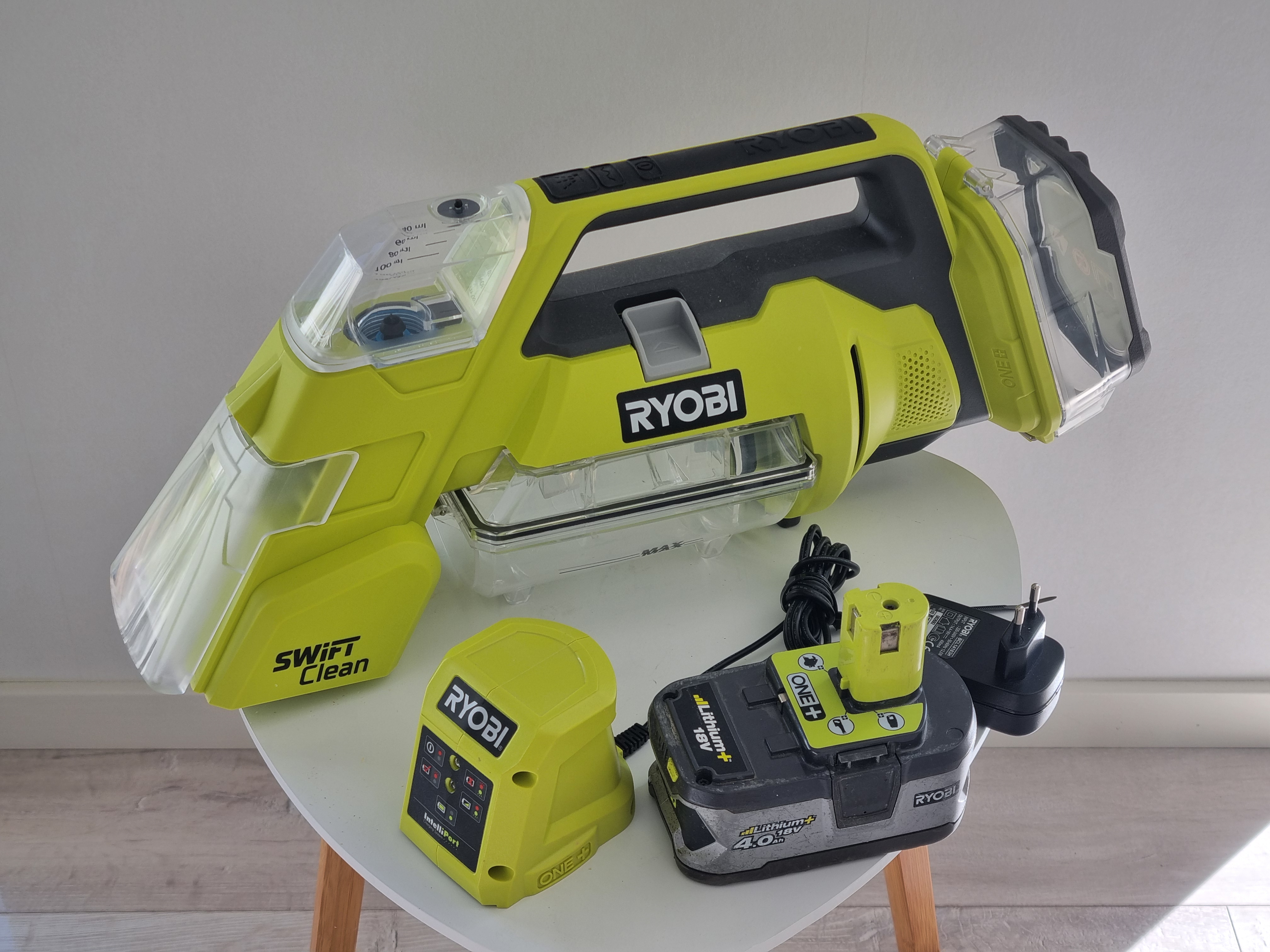 Batteridriven mattvätt/textiltvätt, fläckborttagningsmaskin