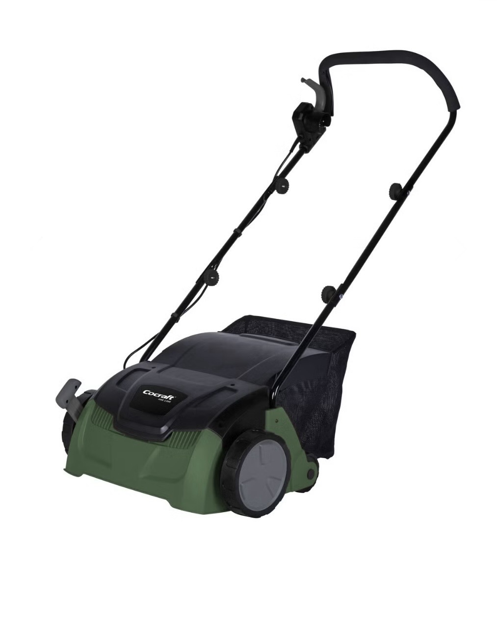 Cocraft moseriver og vertikalskjærer
