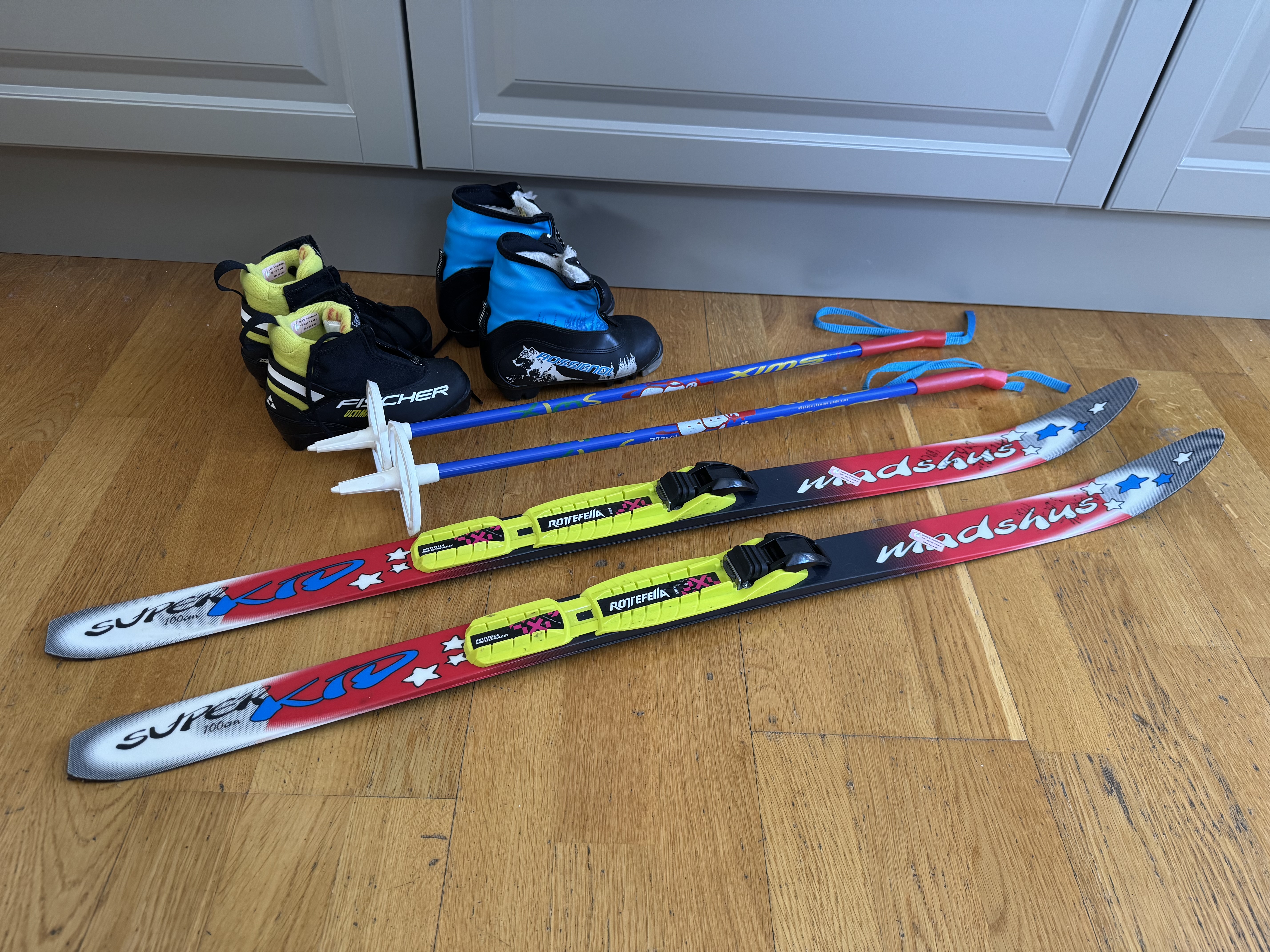 Skipakke barn – 100 cm – komplett sett