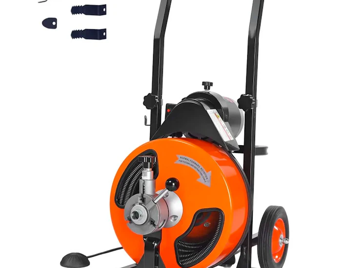 Avloppsrensningsmaskin elektrisk avloppsskruv