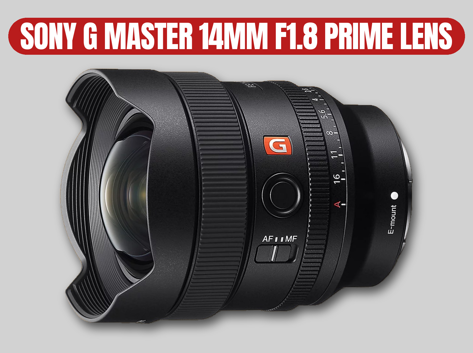Sony g master 14mm f/1.8 prime lens | wide-angle / fast / e-mount