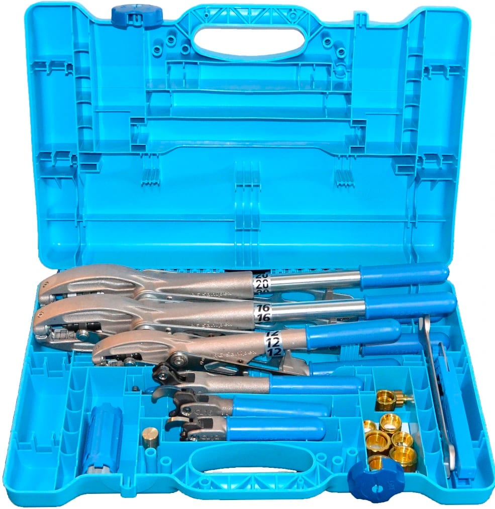 Sanipex pexrør montasjekoffert, 12-16-20 mm