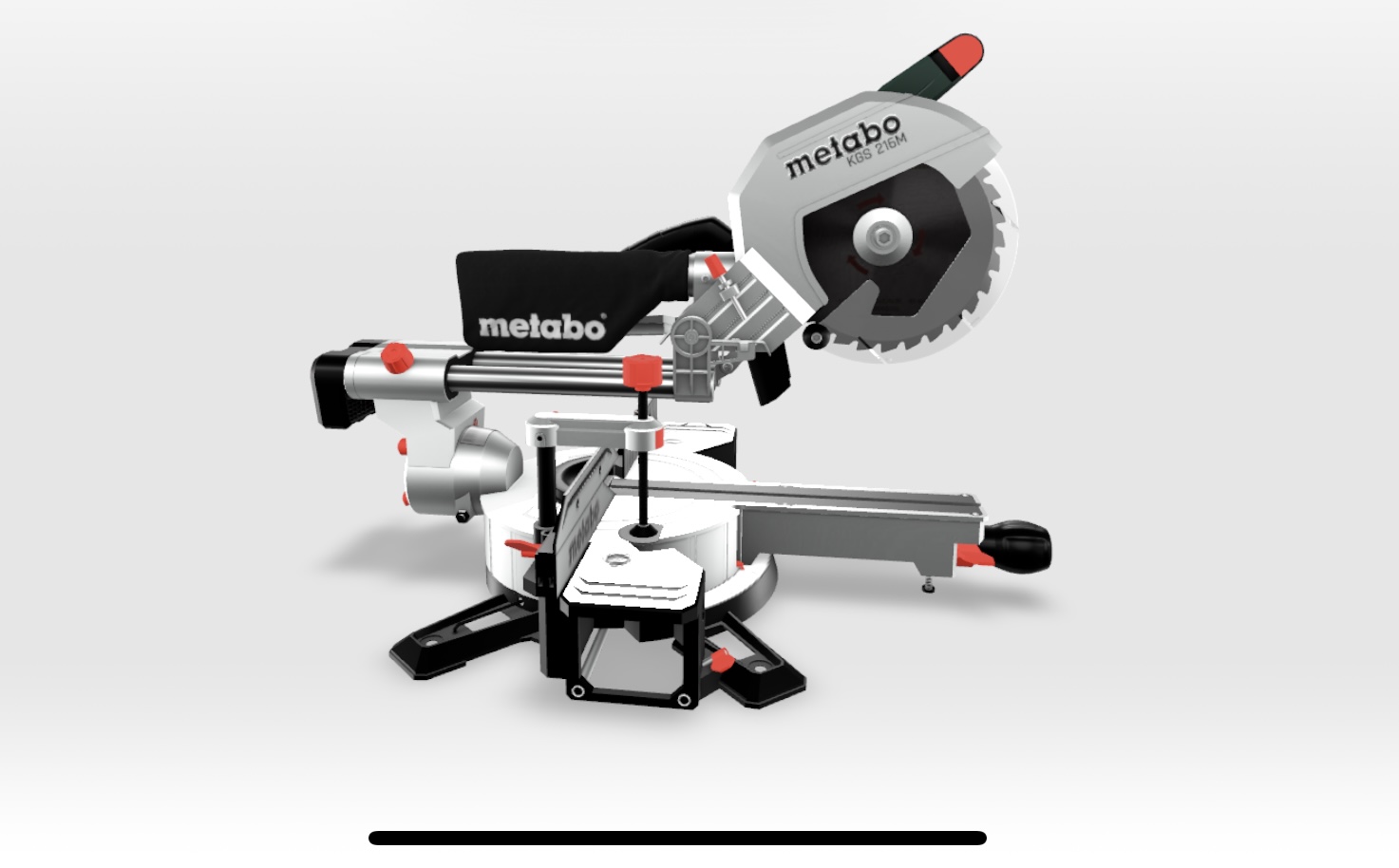 Metabo kapp- & gjærsag med stativ
