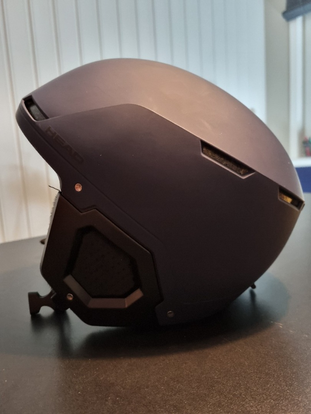 Hjelm og briller til topptur/alpint 