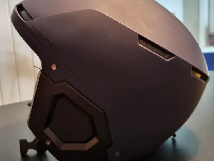 Hjelm og briller til topptur/alpint