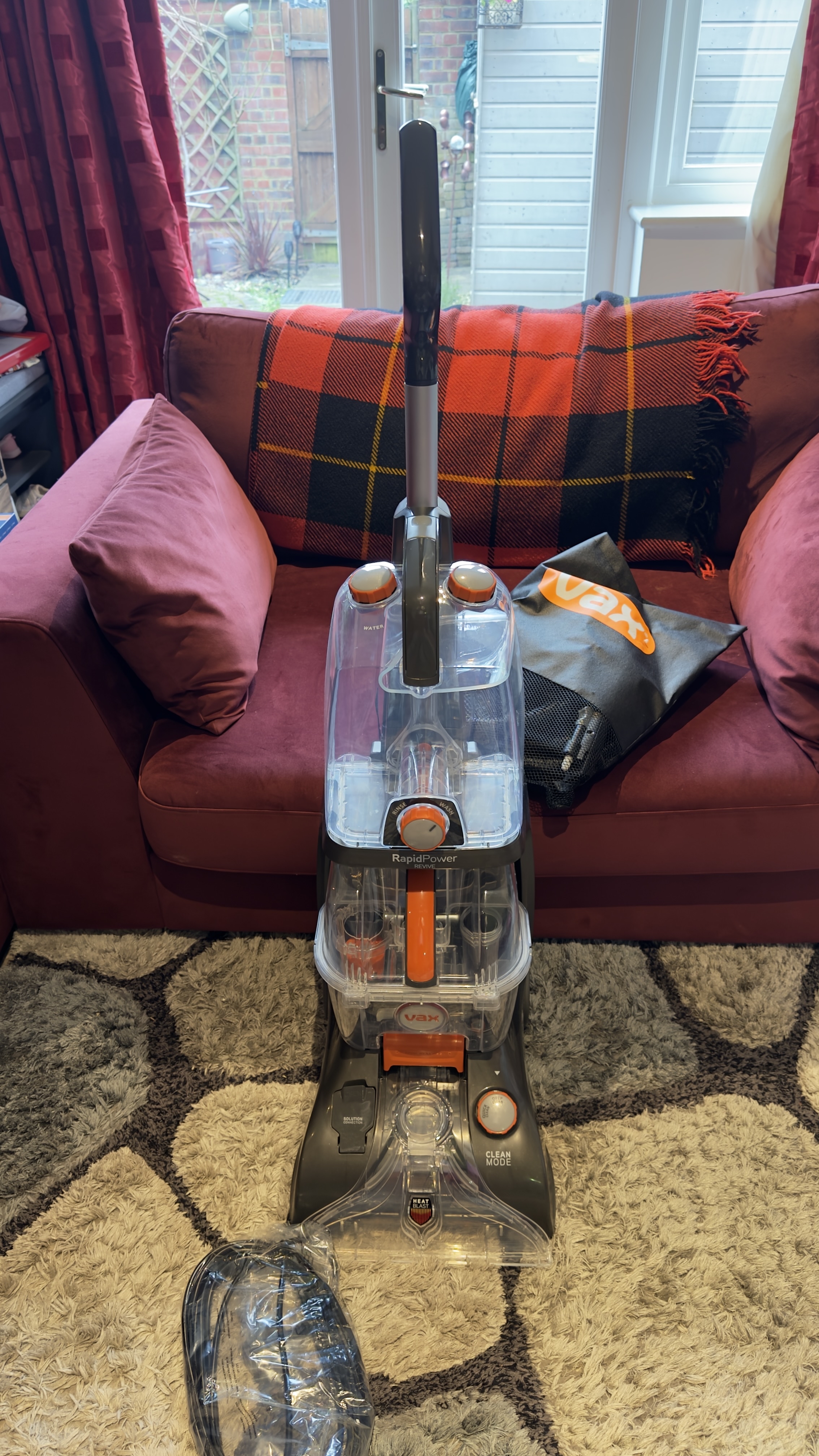 Vac rapid power revive carpet cleaner