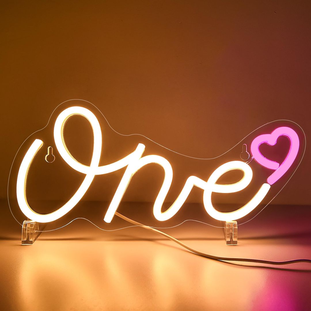 Oh baby neon sign led wall decor – 11.8 x 5.5 inches