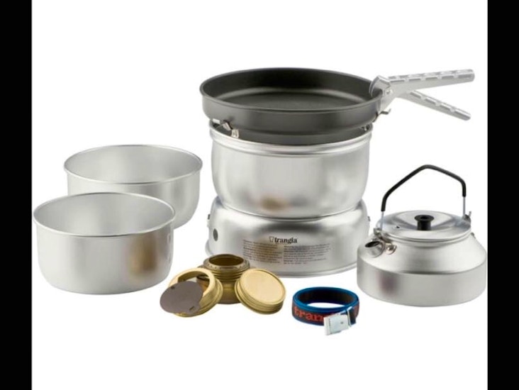 Trangia kök med gasolbrännare