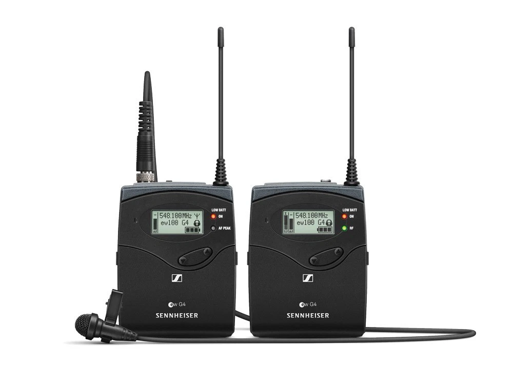 Sennheiser g4 eng wireless mic kit (ew100) – broadcast audio / film / interviews