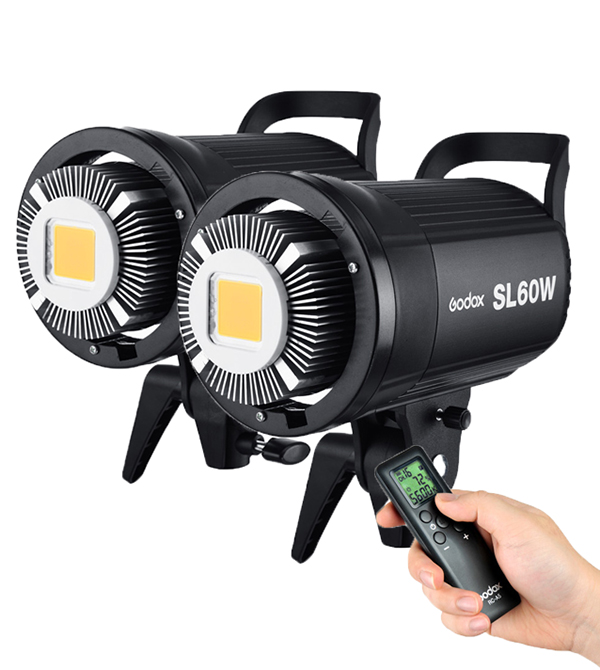 X2 godox sl60 light and stand kit