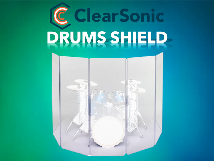 Clearsonic drums shield