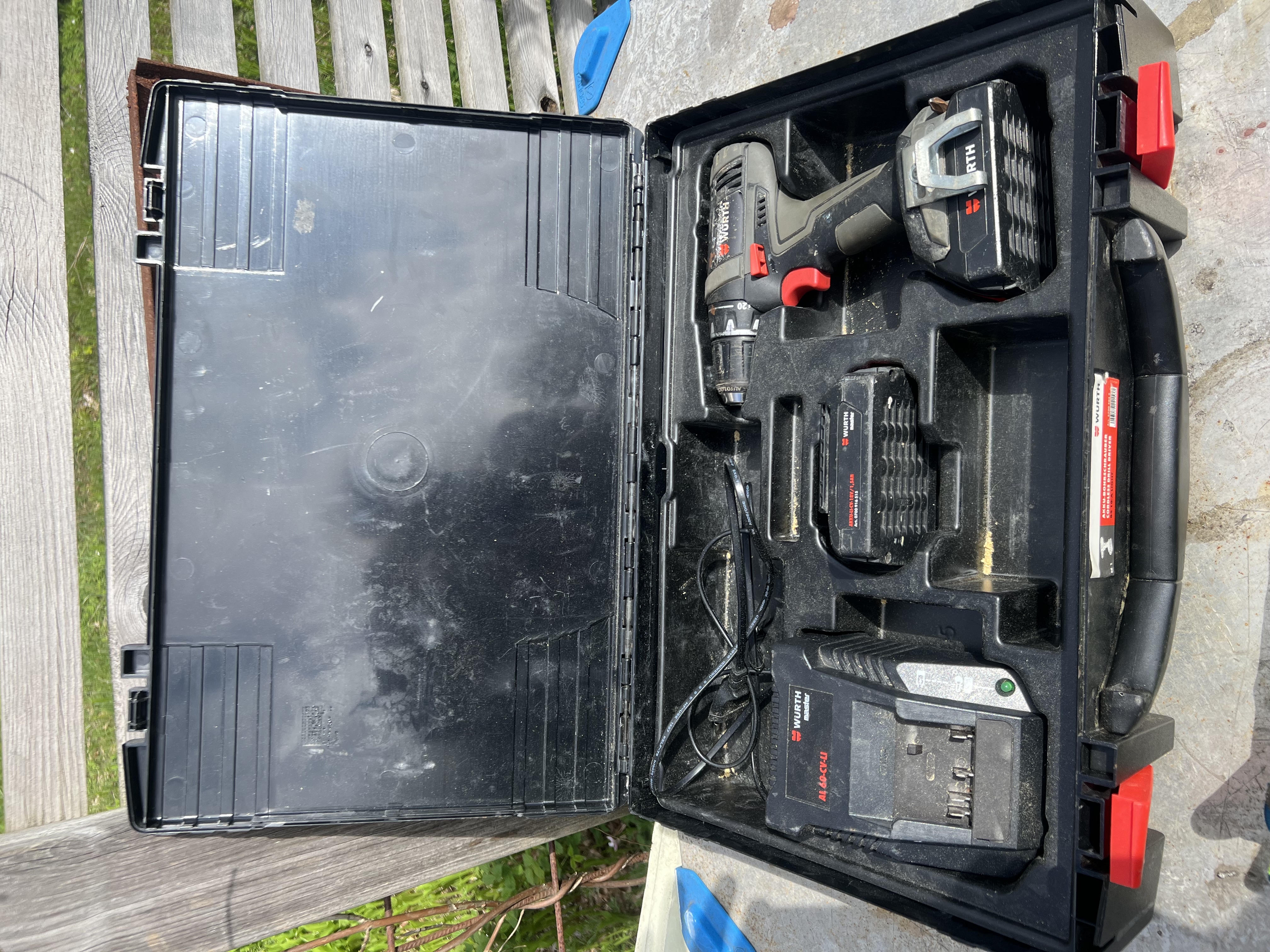 Bormaskin batteri