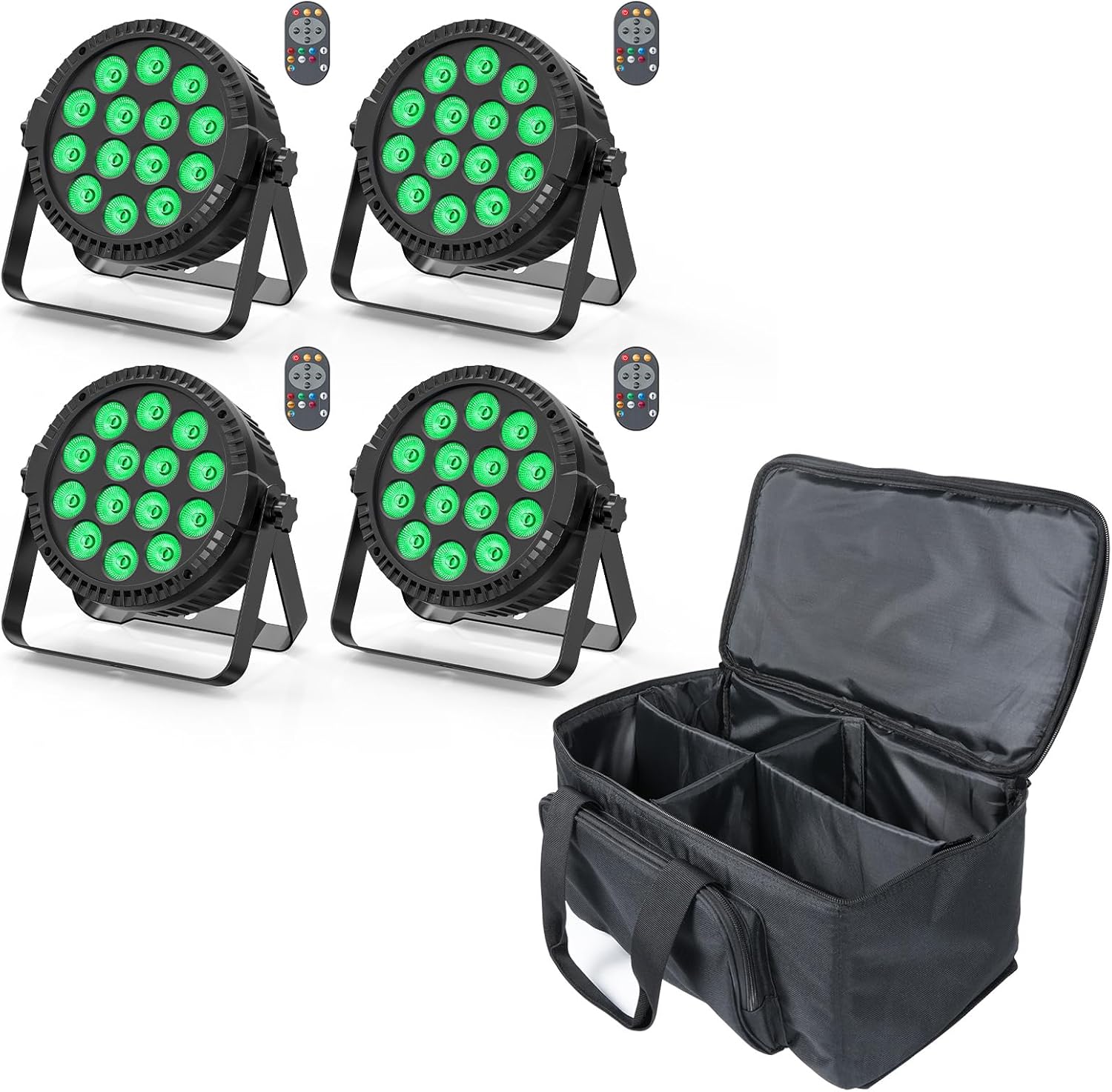 4 x delibang led par can's
