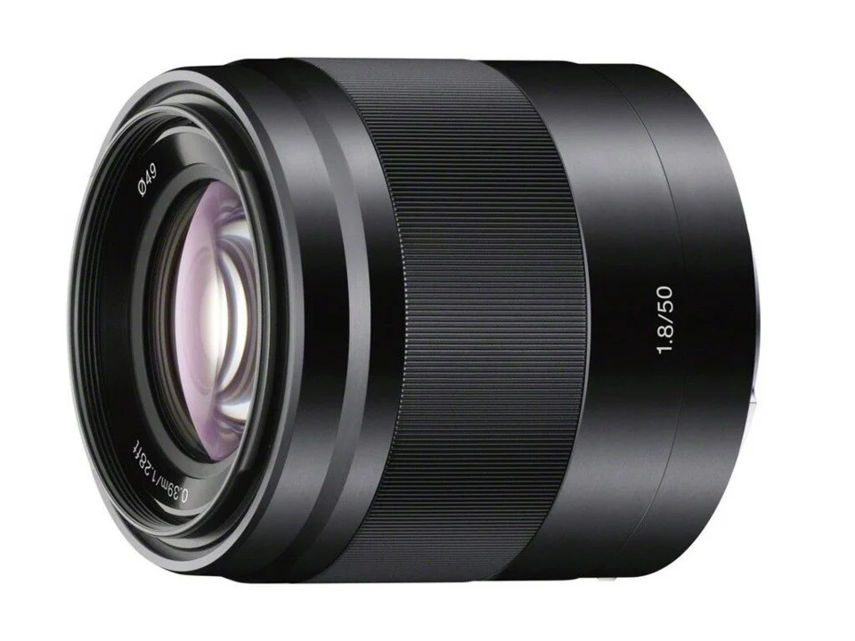 Sony e 50mm f/1,8 oss svart