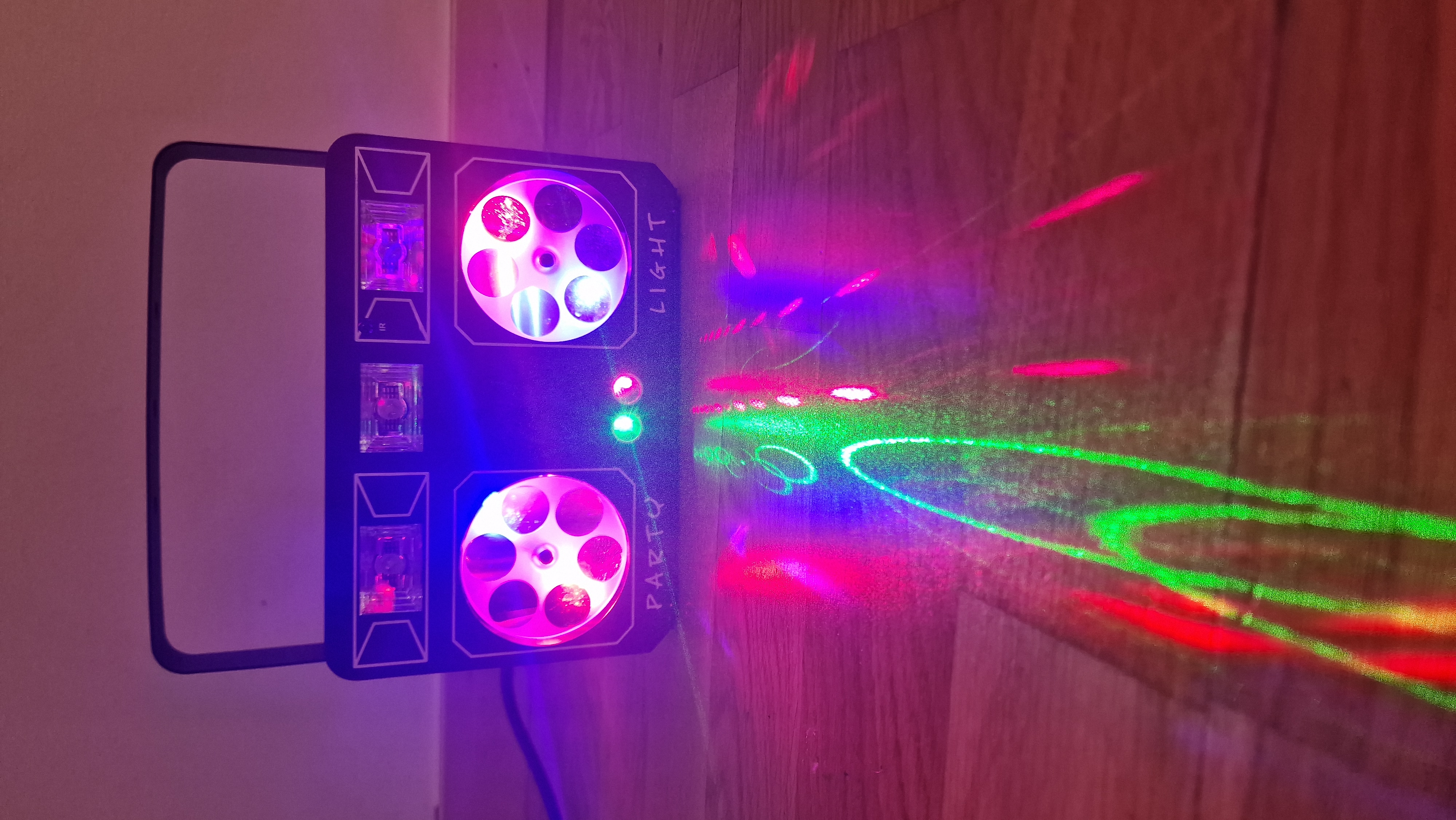 Partyljus, discolampa, ljuseffekt 