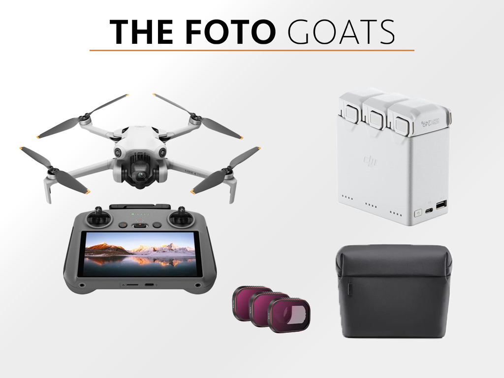 Dji mini 4 pro with rc controller & nd filters