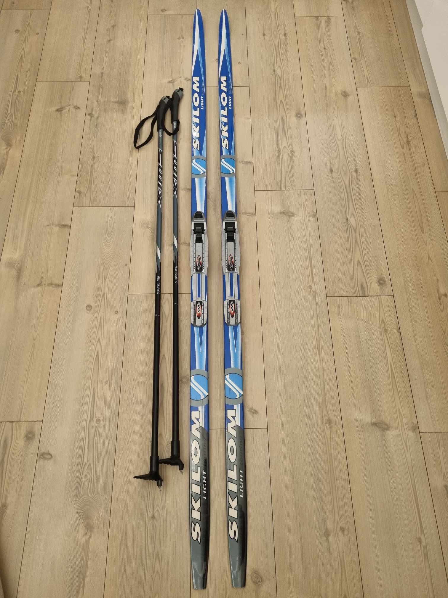 Langrennspakke - ski, staver og skisko