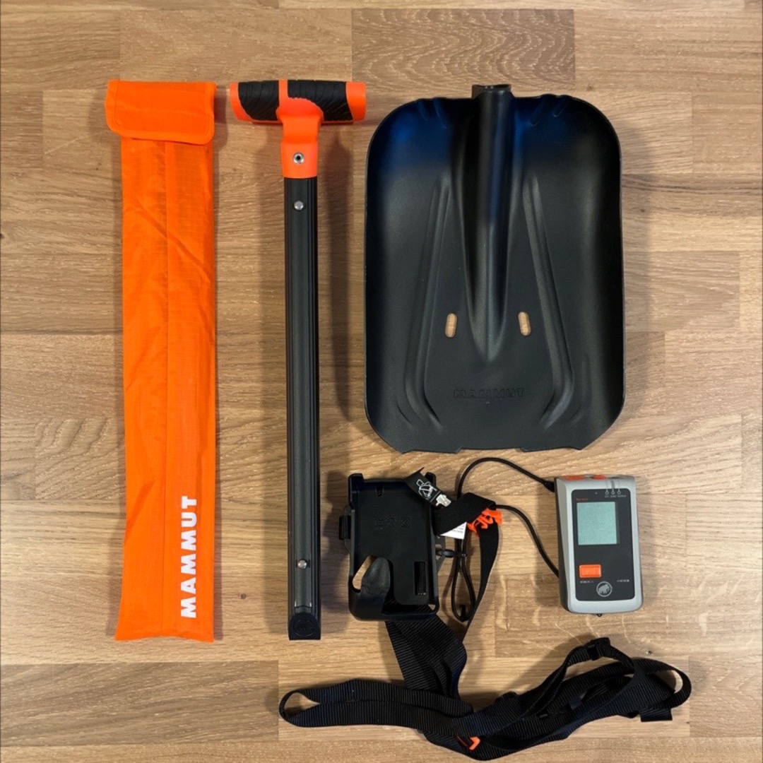 Lavinpaket mammut (transciever, sond, spade)