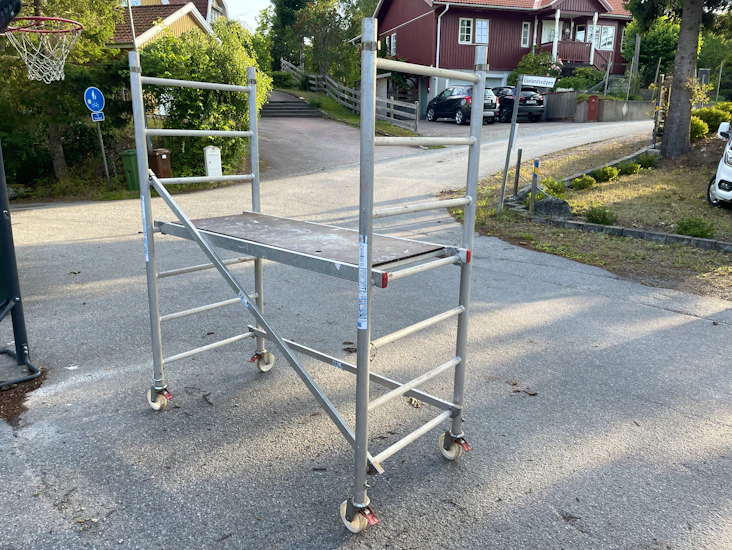 Mindre byggställning zarges