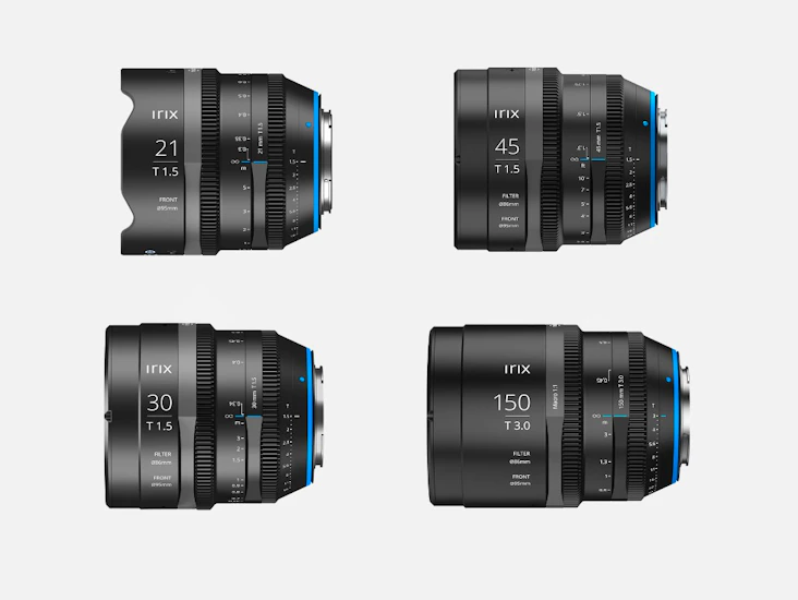 Irix cine production set