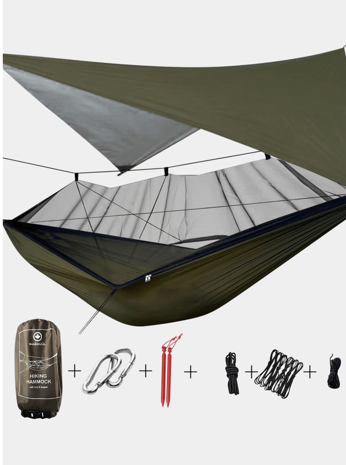 Komplett hengekøye med tarp & myggnett