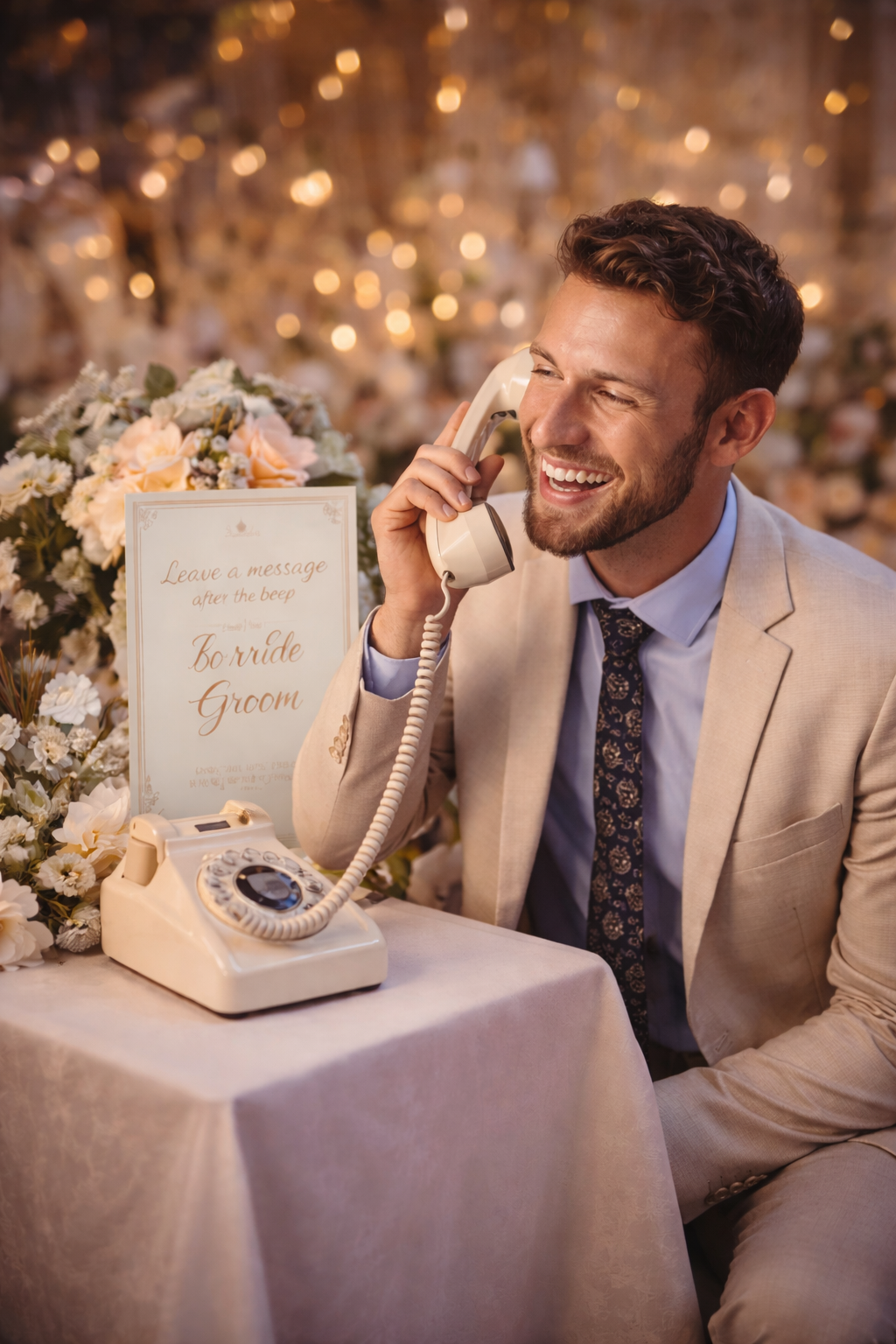 Retro ljudgästbok – med anpassad skylt