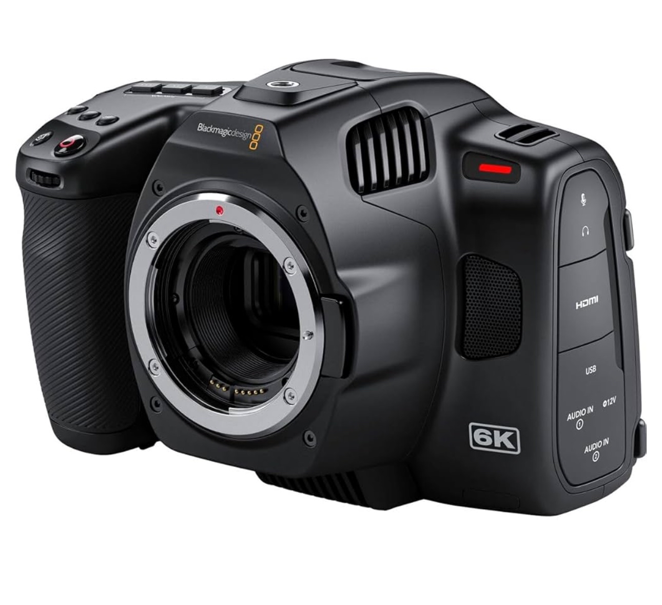 Blackmagic pocket cinema camera 6k pro with battery grip