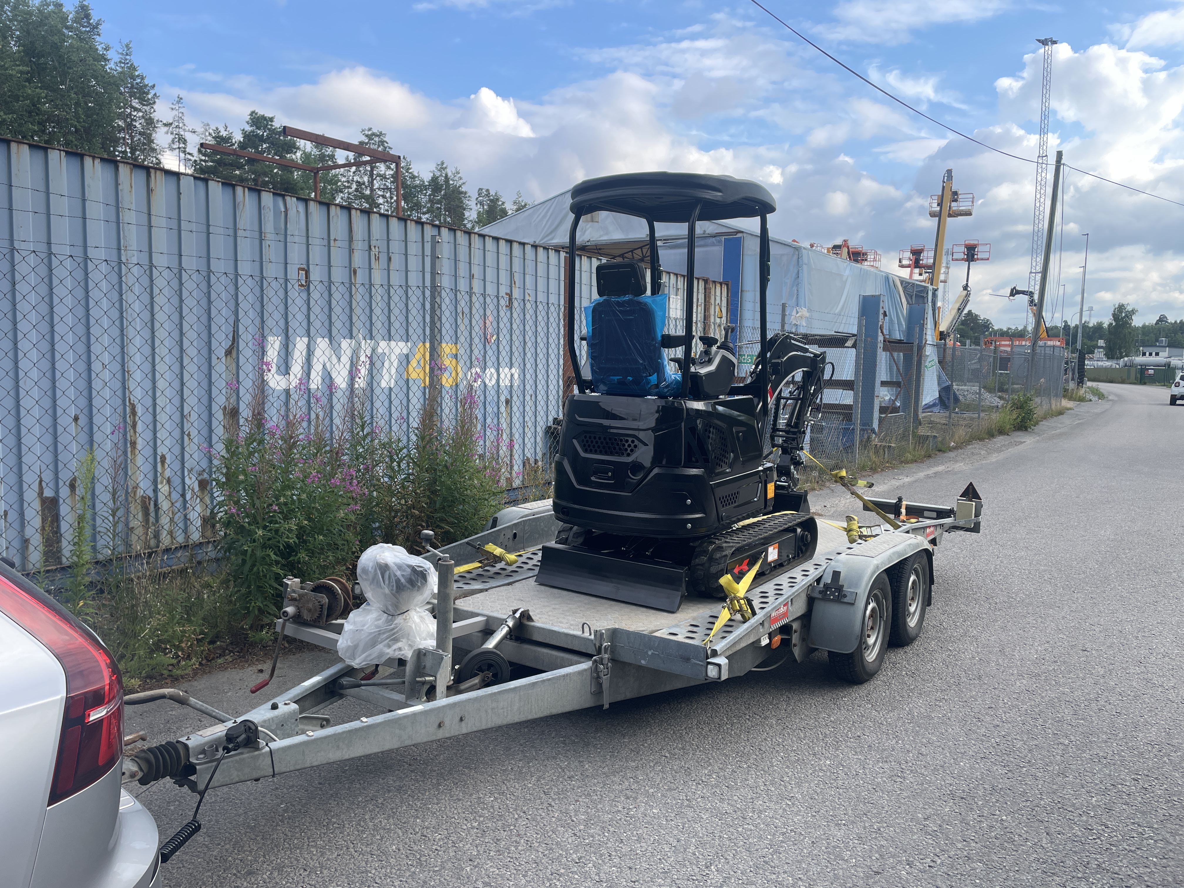 1,1 ton minigrävare 