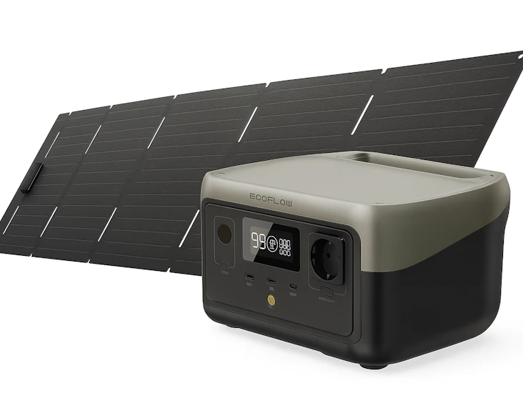 Ecoflow river 2 + ecoflow 60w aurinkopaneeli
