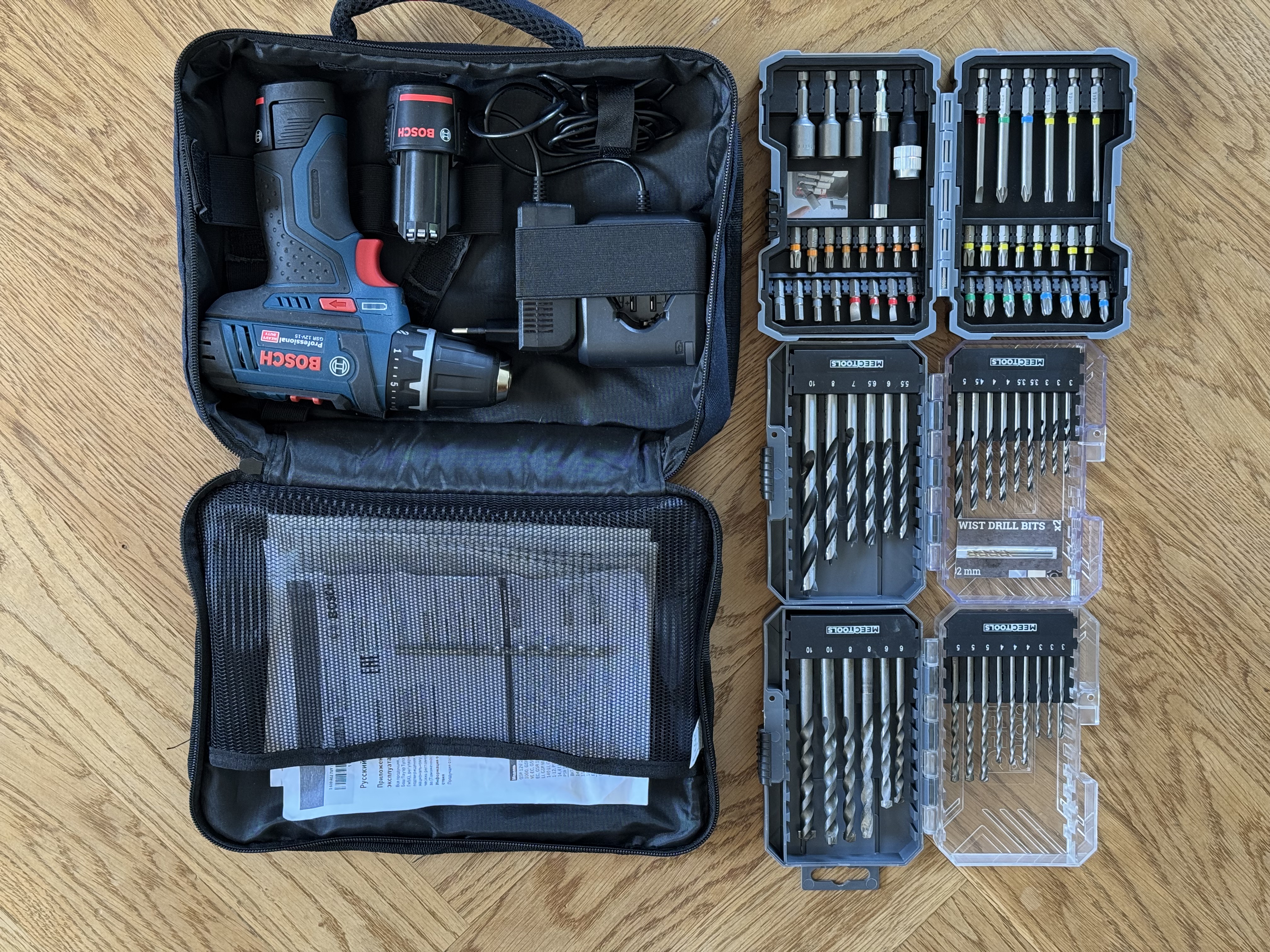 Bosch gsr 12v-15 professional skruvdragare