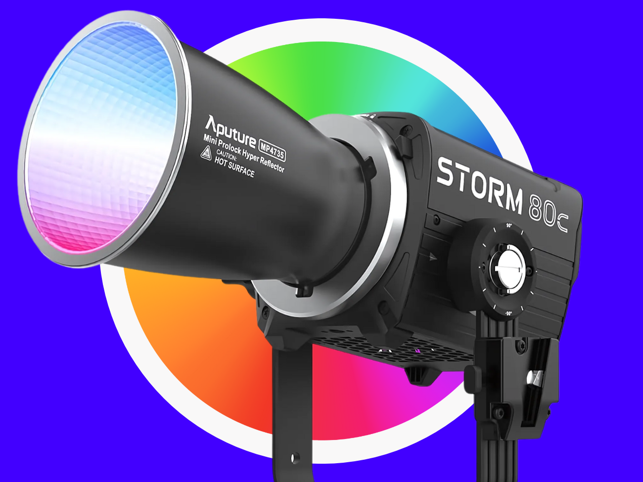 Aputure storm 80c – 80w colour-tunable compact led