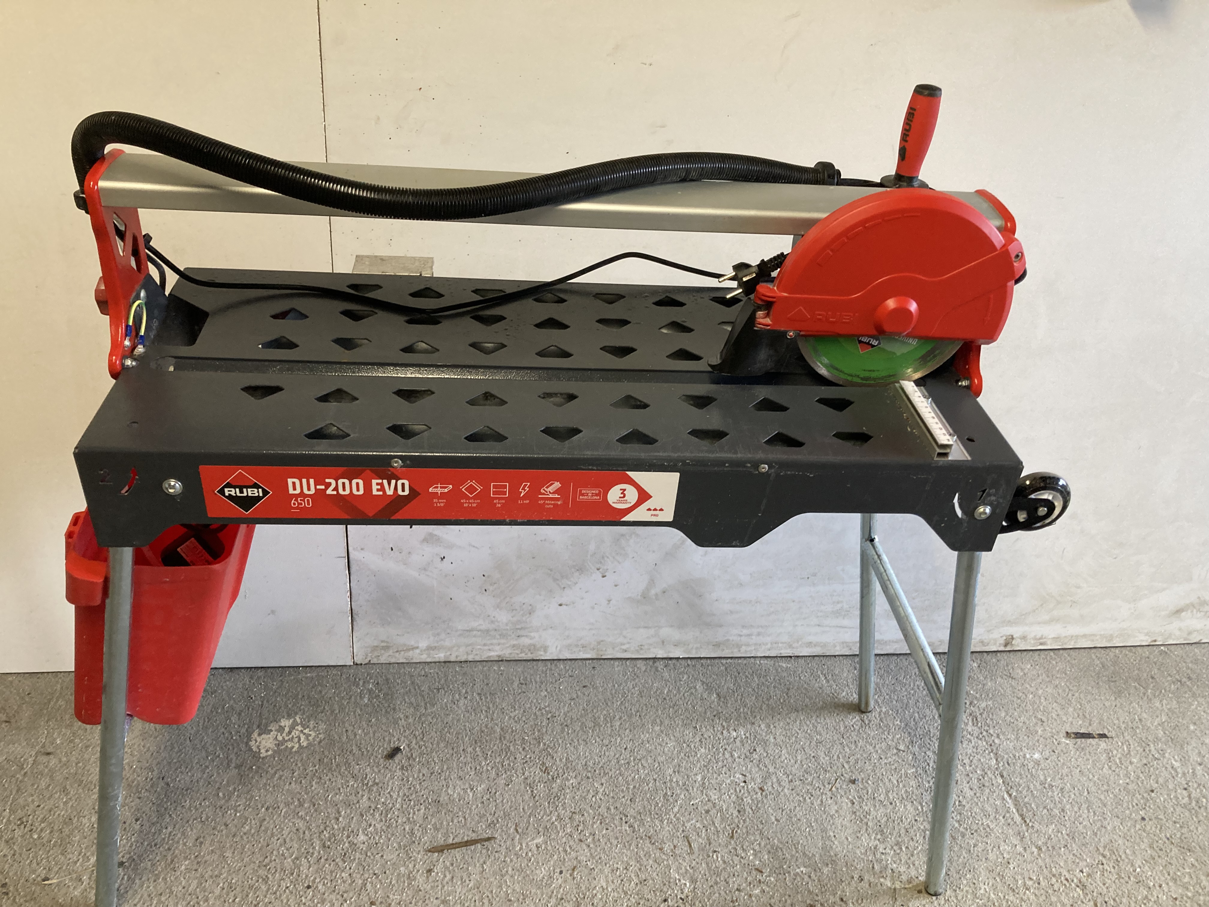 Rubi elektrisk fliskutter/sag  du-200 evo 650