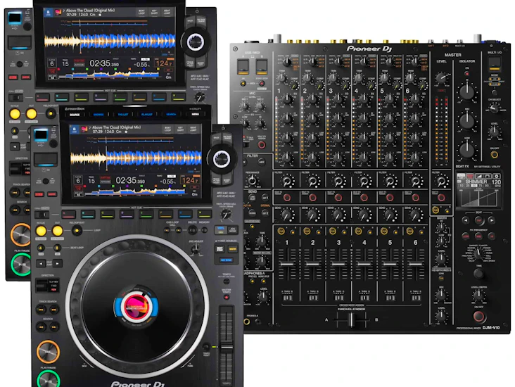 Pioneer cdj-3000x & djm-v10 mixer new new!!