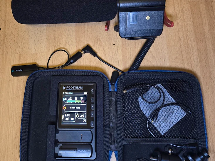 Picomic 2 pro & receiver kit, picostream dual receiver