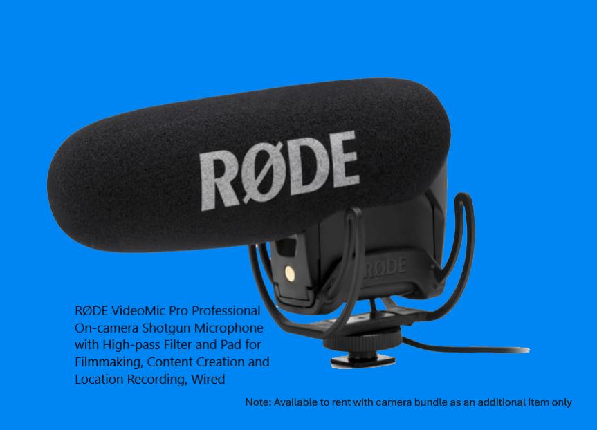 Røde videomic pro professional on-camera shotgun microphone