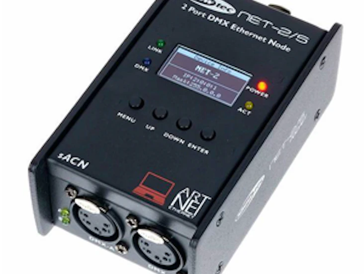 Showtec net-2/5 pocket dmx sacn artnet node