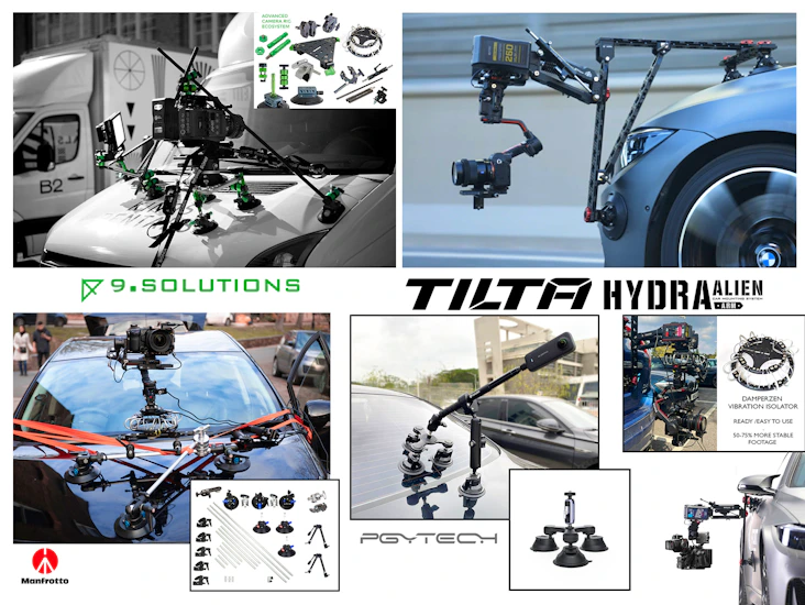 Car rig, suction cups, heavy duty. hydra alien . custom