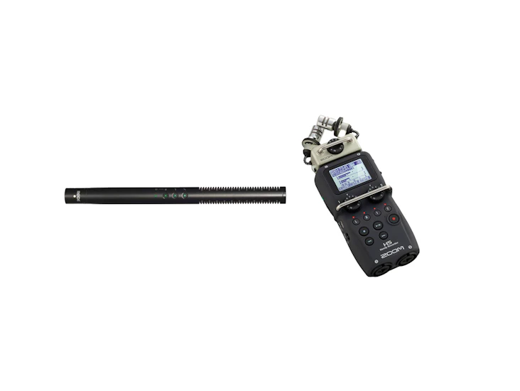 Rode ntg4+ microphone + zoom 5 audio recorder
