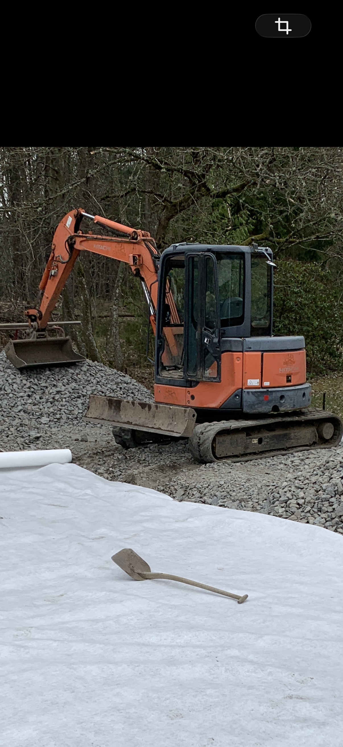 Grävmaskin hitachi zx50 5 ton