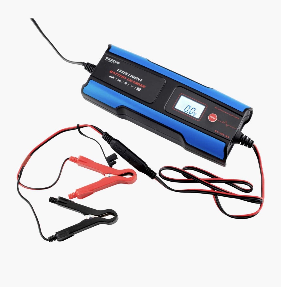 Batterilader til bil og mc