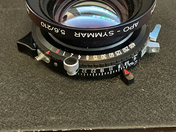 Schneider apo 210mm 5.6 large format lens 8 x 10 5 x 4