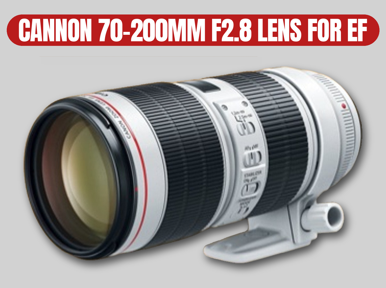 Cannon 70-200mm f2.8 lens | ef mount / rf mount / zoom